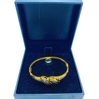 Gelang Pulut Dakap Emas dan Chrome 916/22K Gelang Pulut Dakap Emas dan Chrome 916/22K