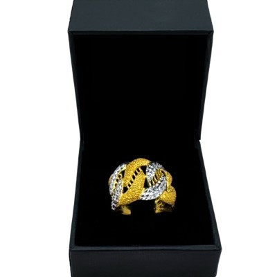 Cincin Adira M Emas dan Chrome 916/22K Cincin Adira M Emas dan Chrome 916/22K