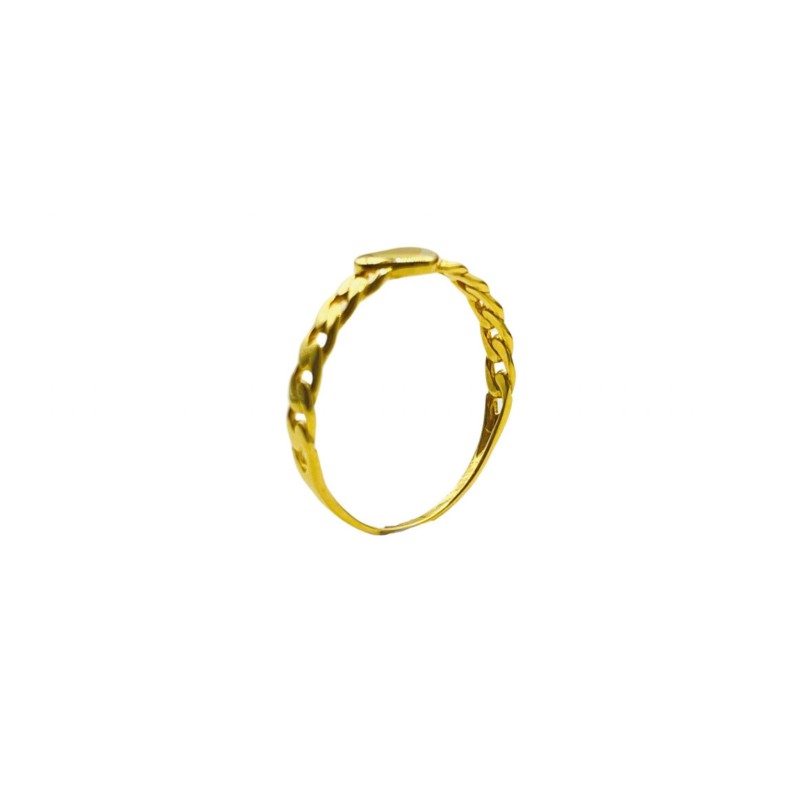 Cincin Love Kait Emas 916/22K