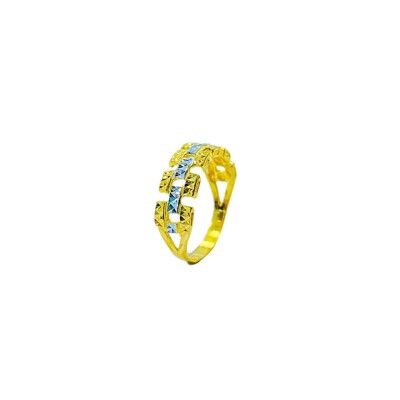 Cincin Rolex Emas dan Chrome 916/22K