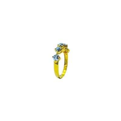 Cincin Audrey Emas dan Chrome 916/22K