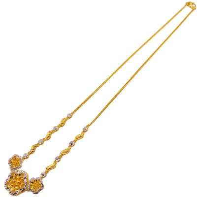 CHOKER BUNGA chrome