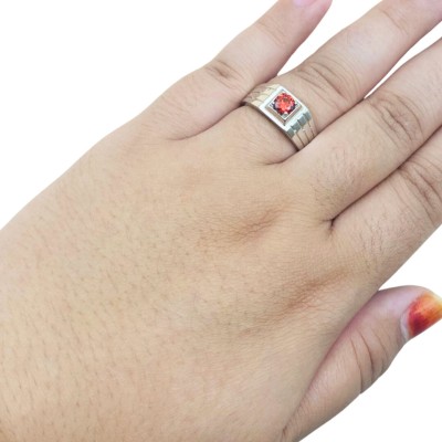 Cincin Permata Merah 925/Perak