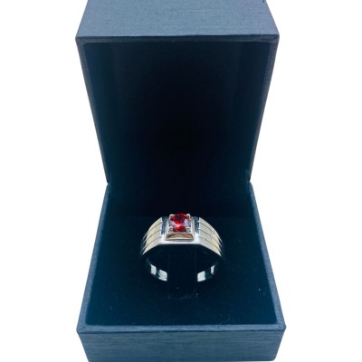 Cincin Permata Merah 925/Perak
