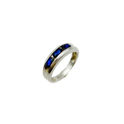 DARK BLUE silver