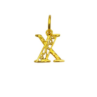 HURUF X pendant