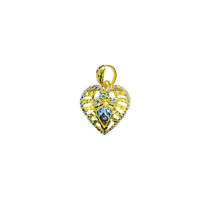Loket Love Emas dan Chrome 916/22K