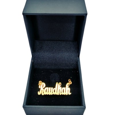 RAUDHAH NAME pendant