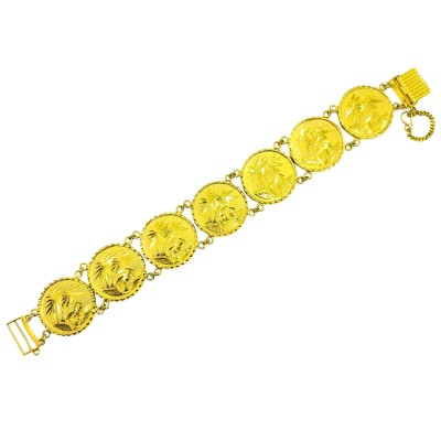 Rantai Tangan Duit Syiling Emas 916/22K