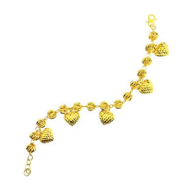 Rantai Tangan Boba Love Emas 916/22K